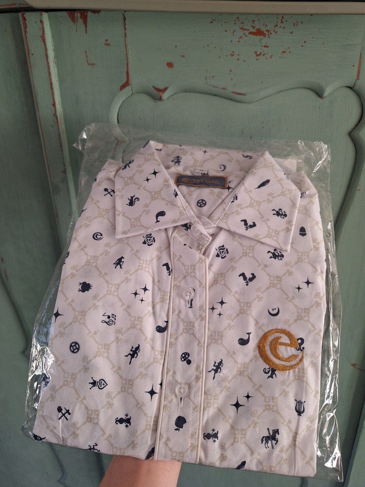 Efteling personeels blouse korte mouwen nieuw, Ophalen of Verzenden, Nieuw, Kleding