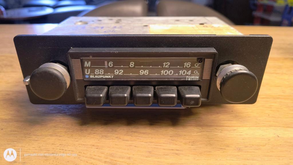 Blaupunkt Turin autoradio - 100% in orde, Ophalen of Verzenden, Zo goed als nieuw