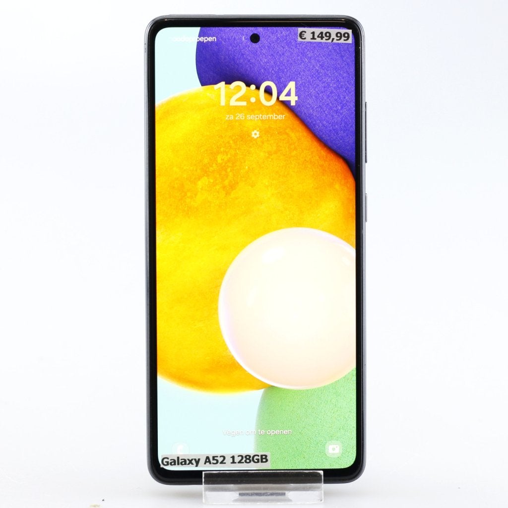 Samsung Galaxy A52 128GB Zwart, Samsung, Zo goed als nieuw, Support@Samsung.com, 129, Samsung-ro, Yeongtong-gu
Suwon-si, Gyeonggi-do 16677
South Korea