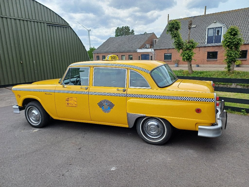 Checker Marathon 1969 Geel, Auto's, Overige Auto's, Automaat, Achterwielaandrijving, 5000 cc, Leder en Stof