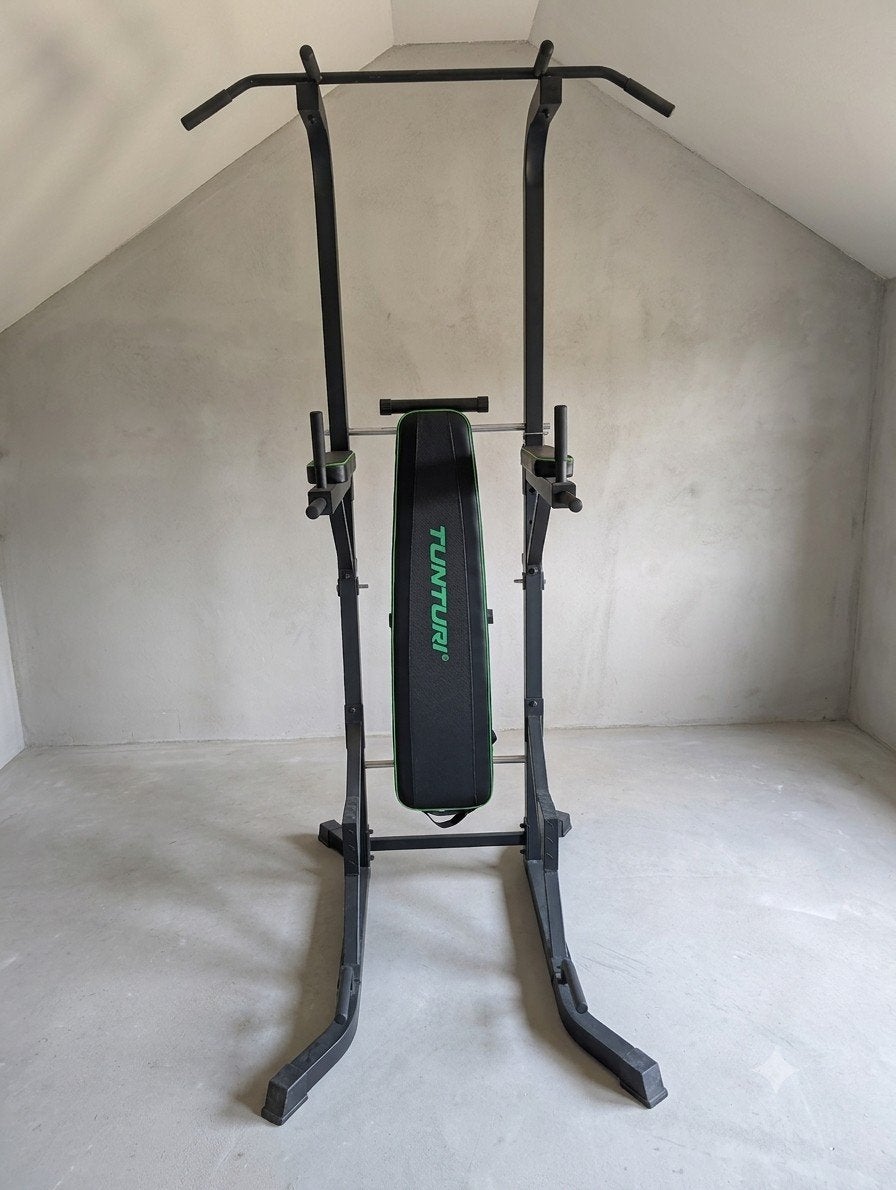 Tunturi PT60 Power Tower - Krachtstation voor thuis, Ophalen, Zo goed als nieuw, Metaal, Krachtstation