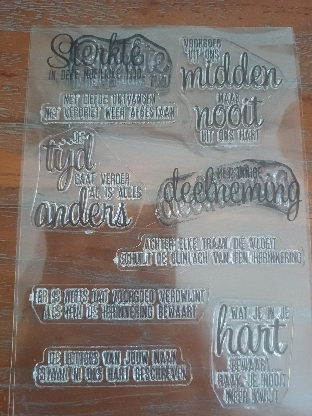 stempel, Ophalen, Houten stempel
