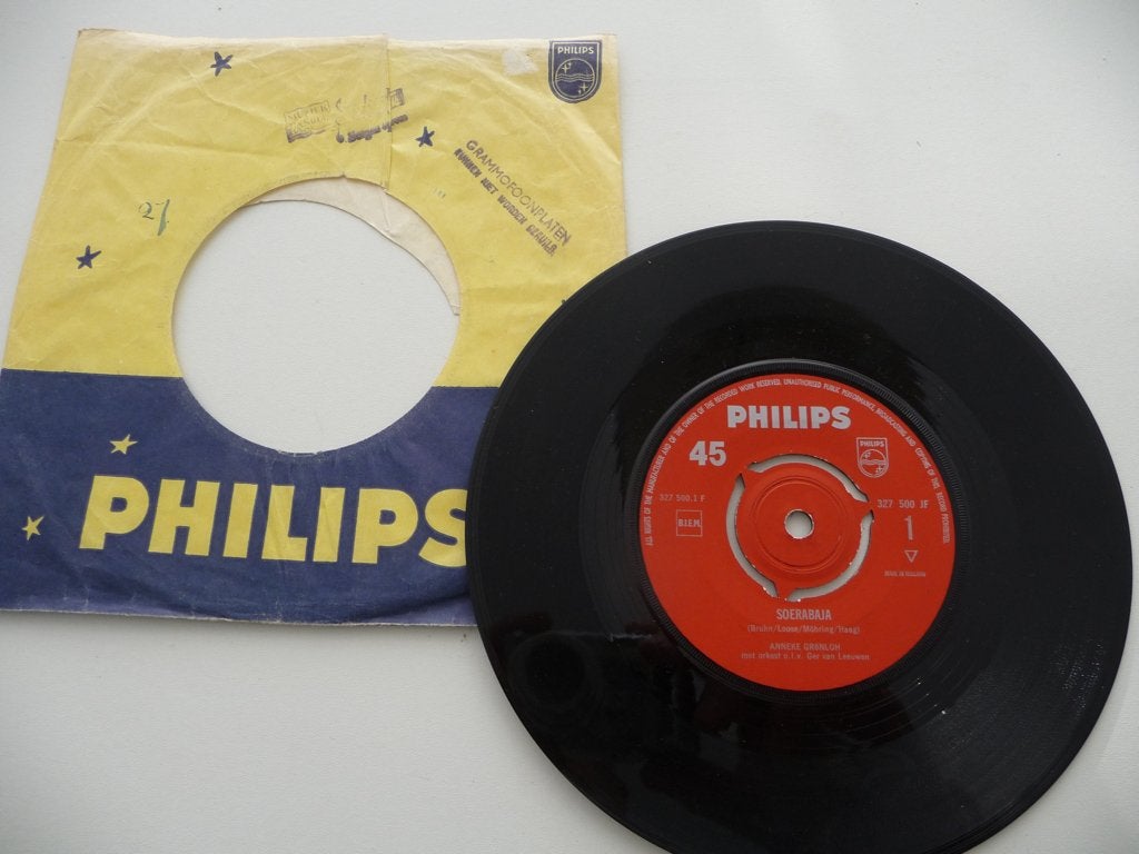 single ANNEKE GRONLOH - SOERABAJA - PHILIPS RECORDS, 1963, Cd's en Dvd's, Vinyl Singles, Gebruikt, 7 inch, Ophalen of Verzenden