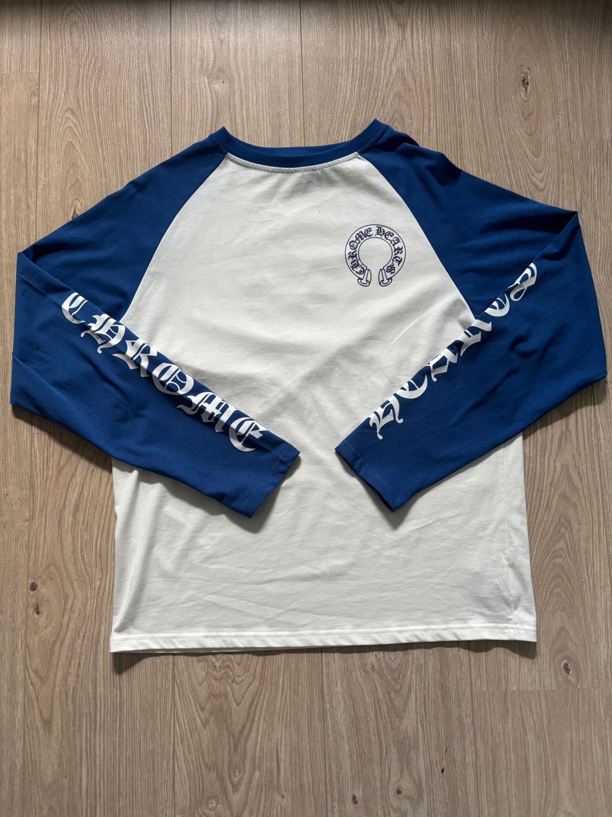 Chrome Hearts long sleeve, Kleding | Heren, Verzenden, Zo goed als nieuw, Maat 48/50 (M), Blauw