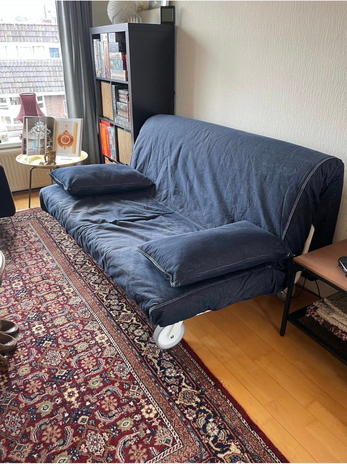 IKEA Beddinge slaapbank - Donkerblauw, Ophalen, Gebruikt, Blauw, Tweepersoons
