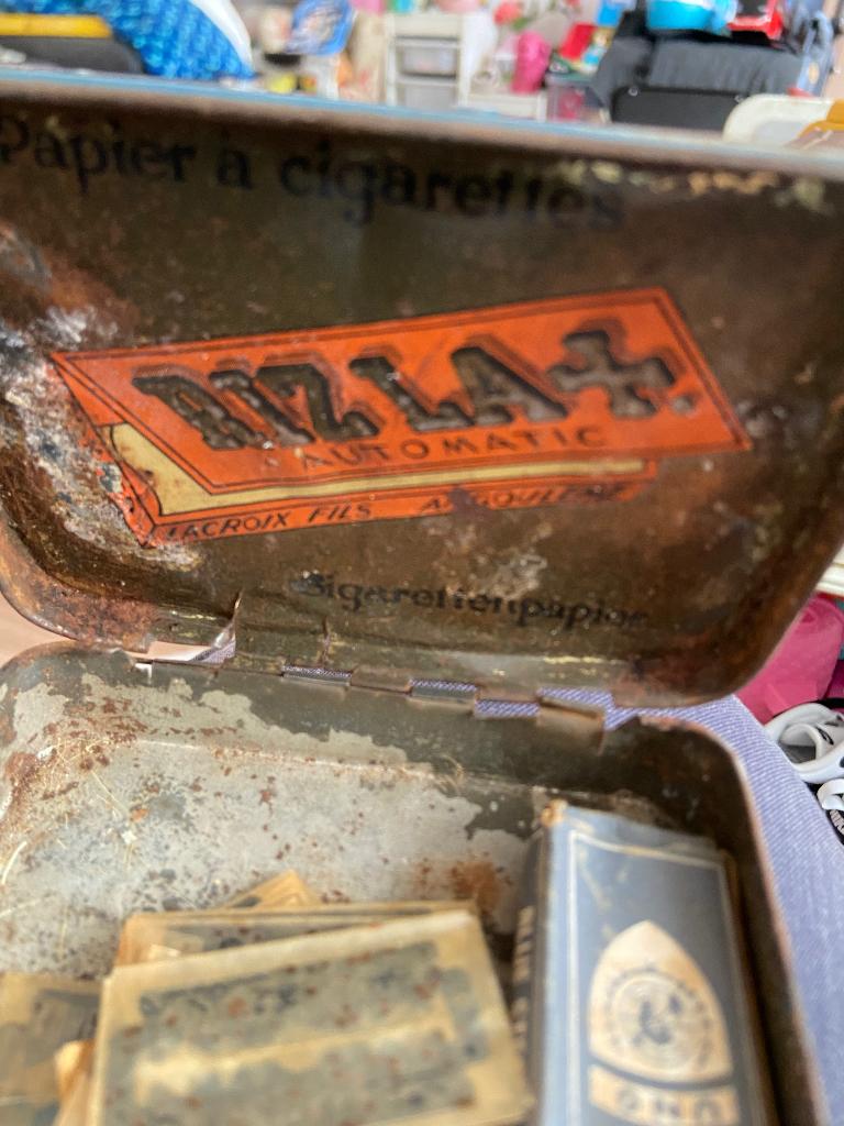 oud rizla blikje, Ophalen of Verzenden, Gebruikt, Overige typen