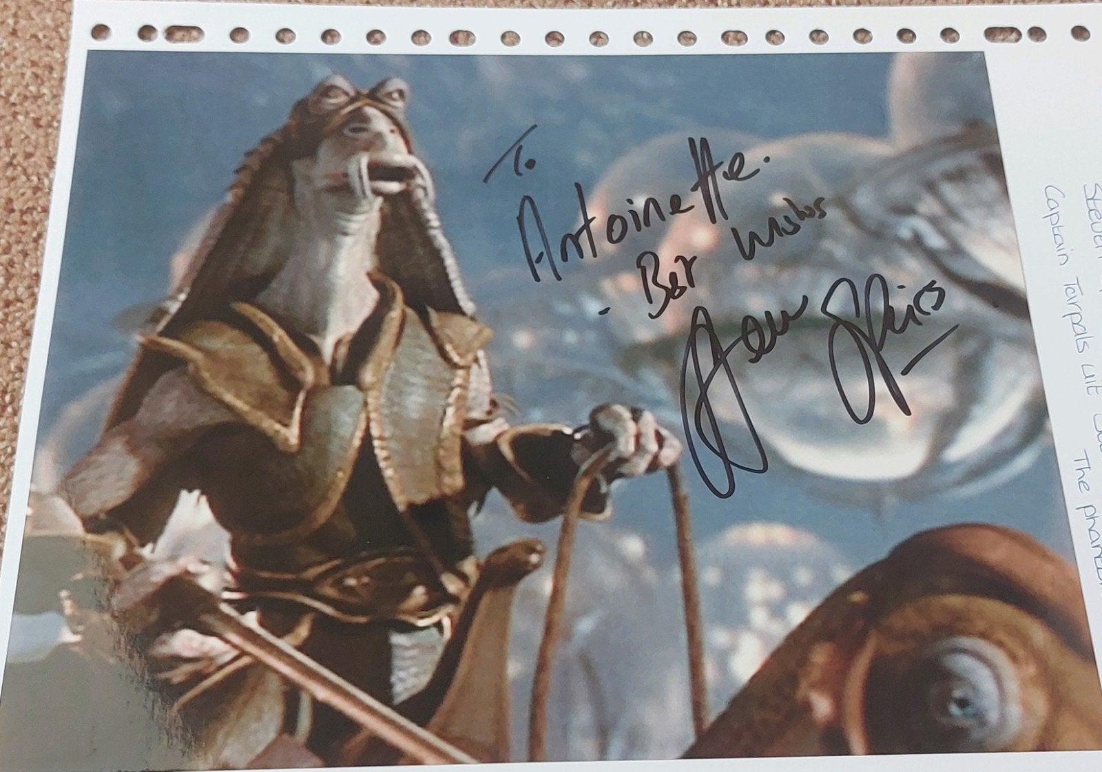 Handtekening Steven Speirs - Captain Tarpals, Ophalen of Verzenden, Nieuw