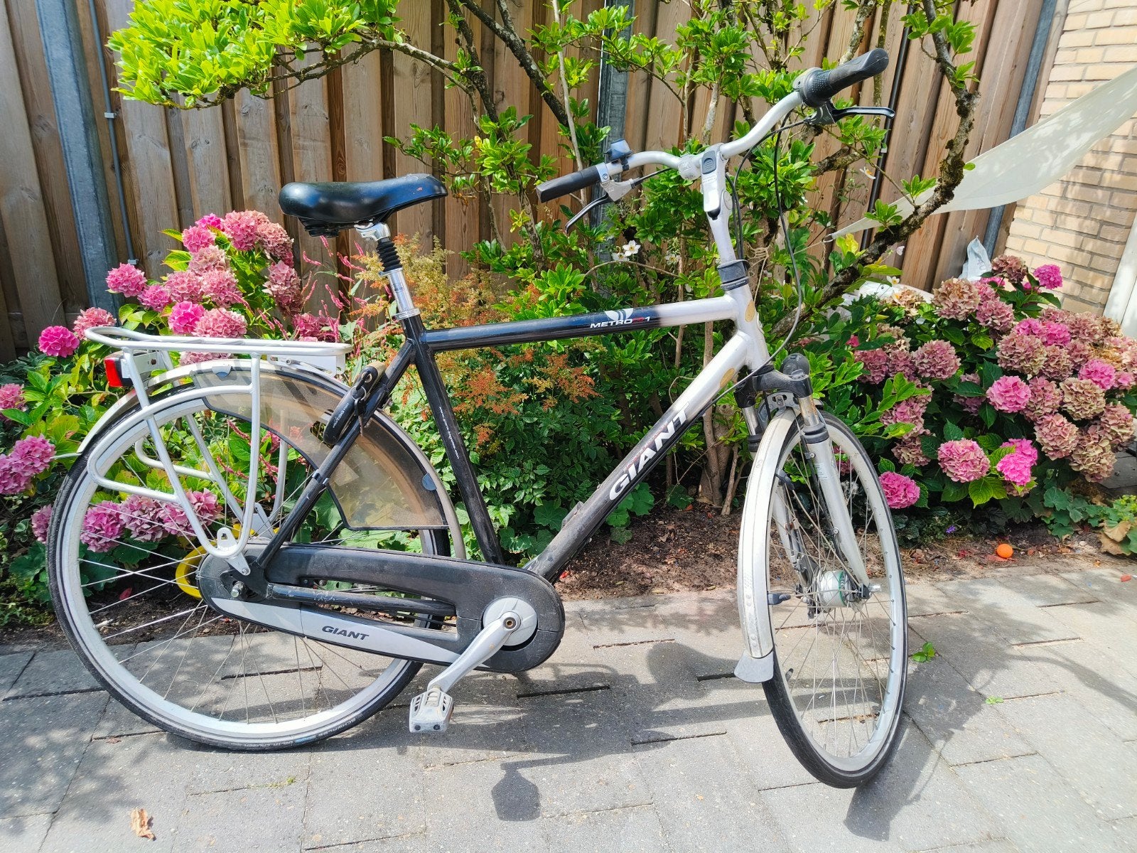 Giant Metro CS1 Herenfiets - 8 versnellingen, Ophalen, Gebruikt, Velgrem, Versnellingen
