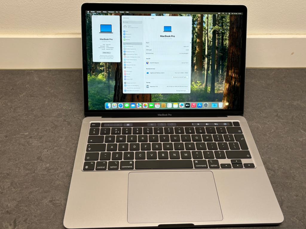 Apple MacBook Pro 13” M1 2020 – 8GB / 512GB – Space Grey, Gebruikt, 256 GB, Qwerty, 8 GB