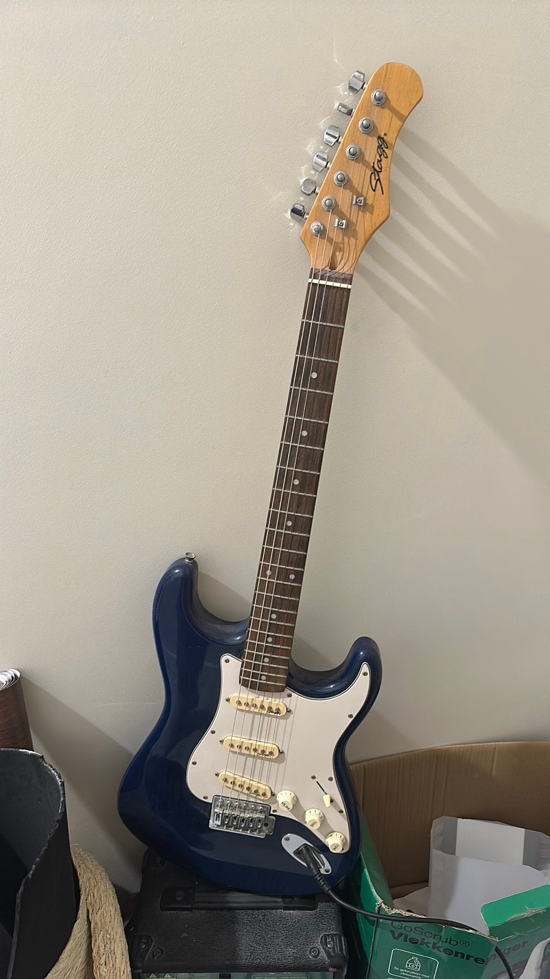Elektrische gitaar, Gebruikt, Met versterker, Solid body, Ophalen