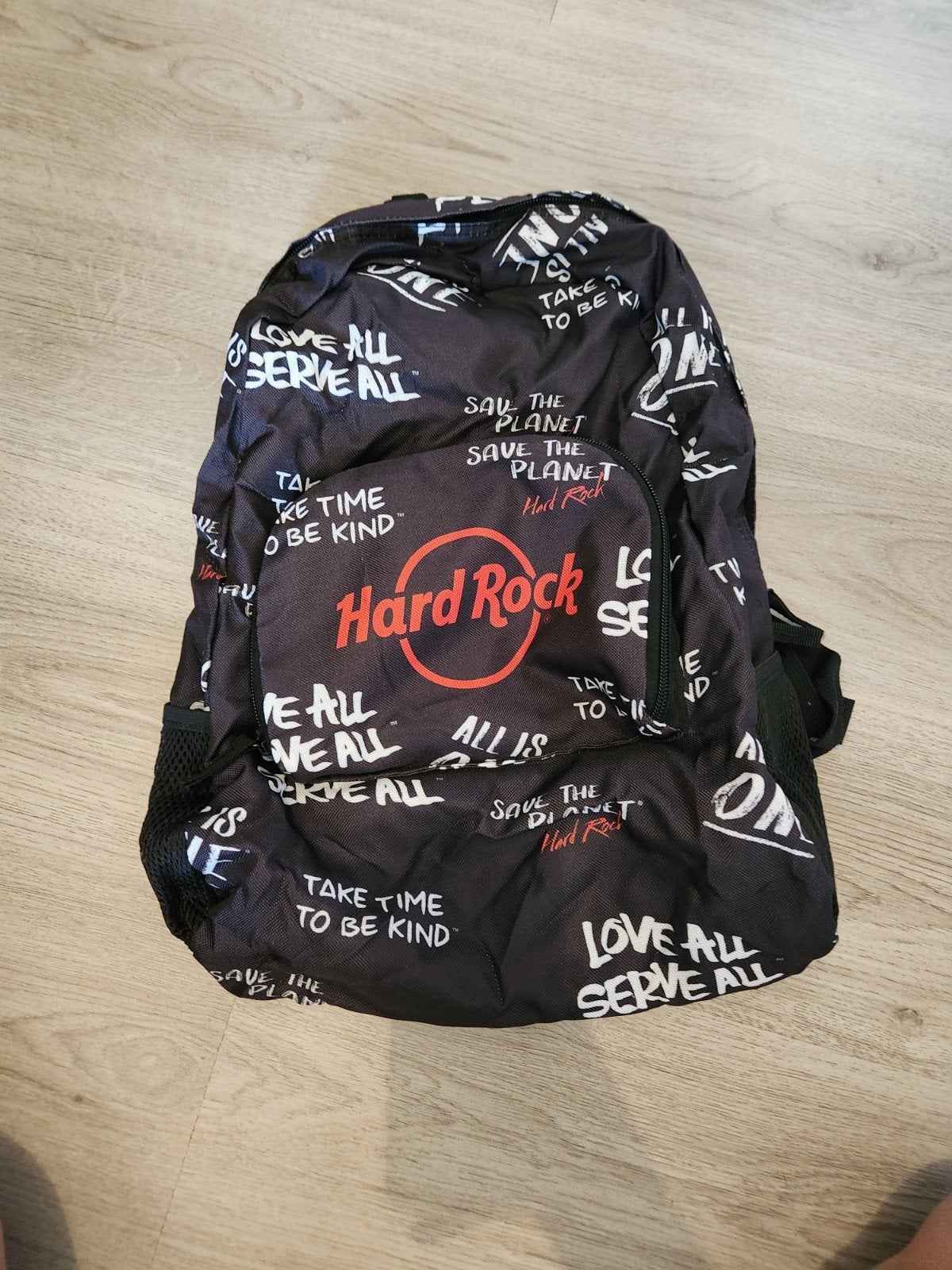 Hard Rock Cafe opvouwbare rugzak - Zo goed als nieuw, Ophalen of Verzenden, Zo goed als nieuw, Overige merken