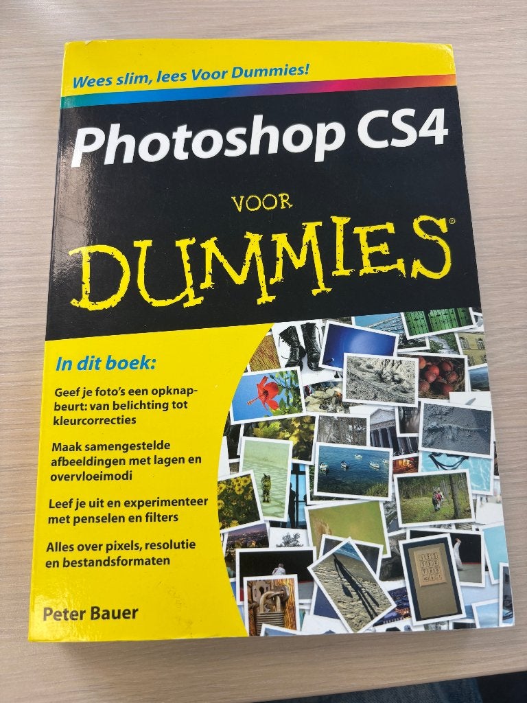 Photoshop CS4 voor Dummies, Boeken, Informatica en Computer, Software, Ophalen of Verzenden, Zo goed als nieuw, Peter Bauer