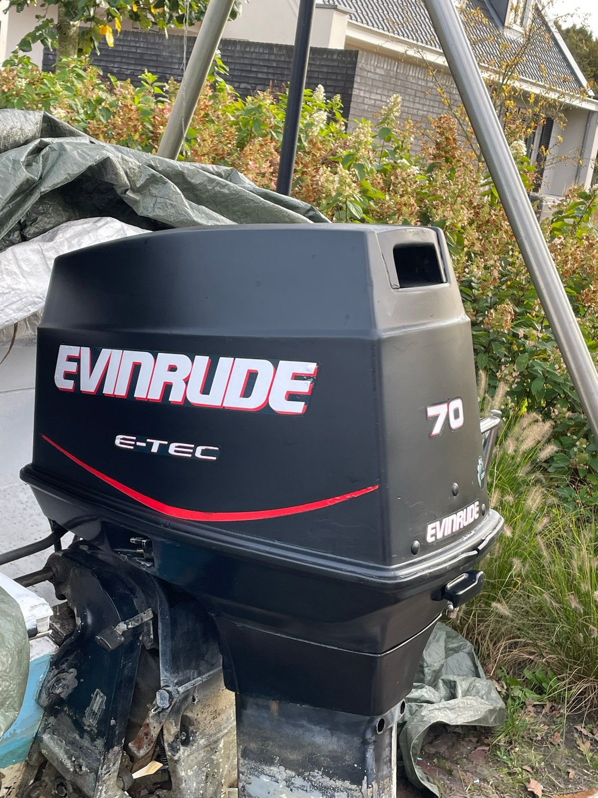 Evinrude 70pk buitenboordmotor - Ideaal voor klusser/onderde, Ophalen, Gebruikt