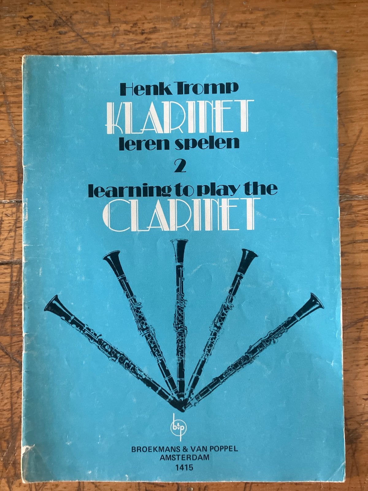 Klarinet leren spelen 2 - Henk Tromp, Ophalen of Verzenden, Gebruikt, Les of Cursus, Klarinet