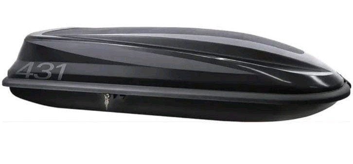 CAM Sorrento Dakkoffer Sport 431 - Zwart, 440 liter, Auto diversen, Dakkoffers, Ophalen of Verzenden, Zo goed als nieuw