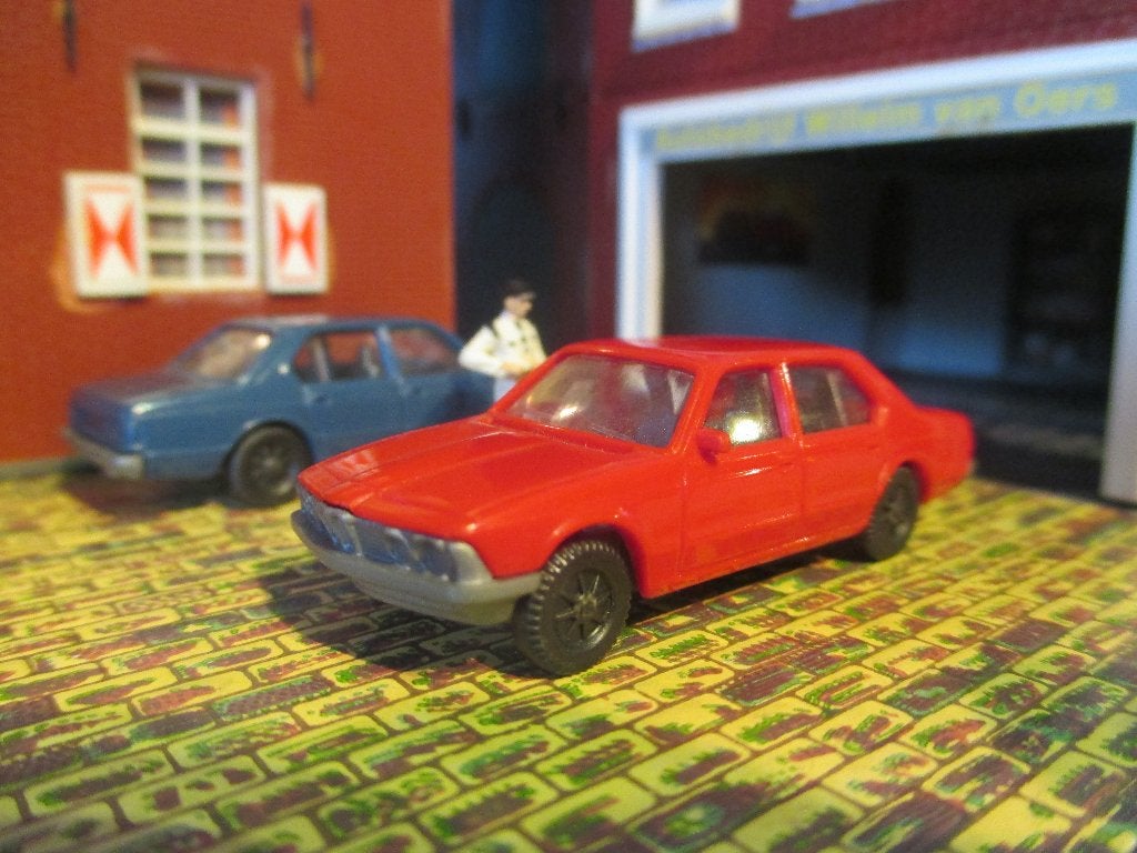 BMW E23 7-Serie - Fleischmann rood, Ophalen of Verzenden, Zo goed als nieuw, Auto, Overige merken