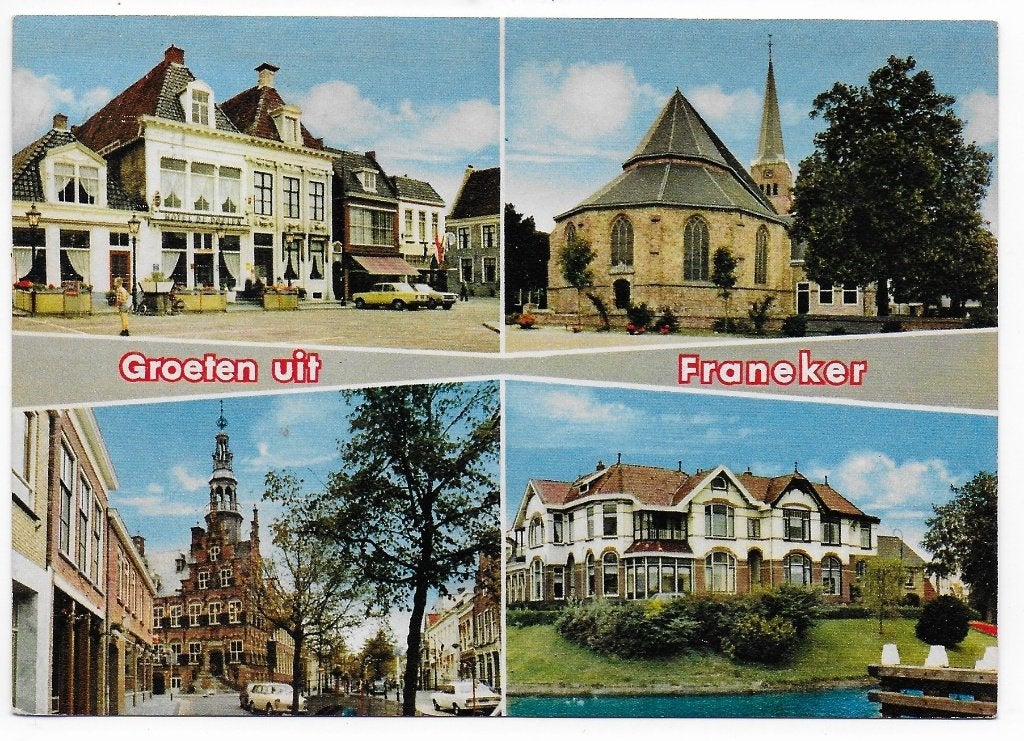 Franeker Gelopen Ansichtkaart (B5699), Ophalen of Verzenden, 1980 tot heden, Gelopen, Friesland