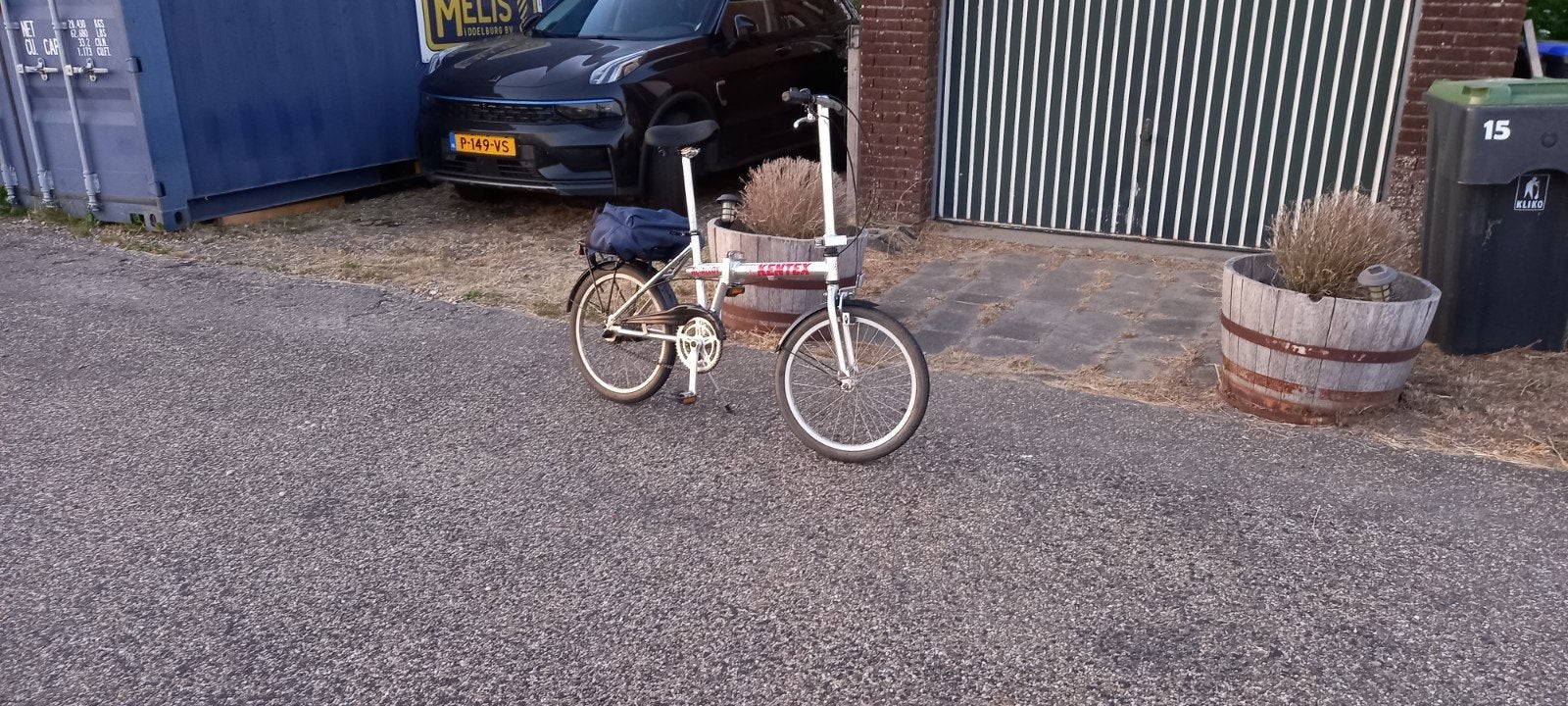 vouwfiets met 5 versnellingen, Fietsen en Brommers, Fietsen | Vouwfietsen, Ophalen, Versnellingen, Zo goed als nieuw, Totaal opvouwbaar