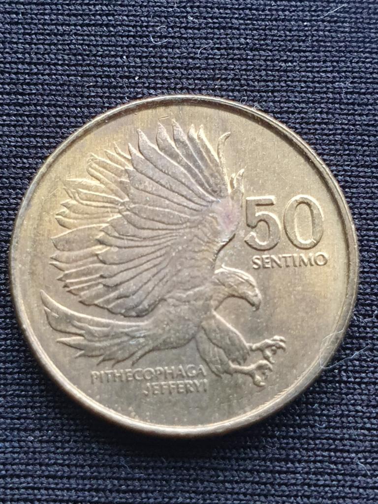 50 sentimos munt uit 1991 Filippijnen, Ophalen of Verzenden, Zuidoost-Azië, Losse munt