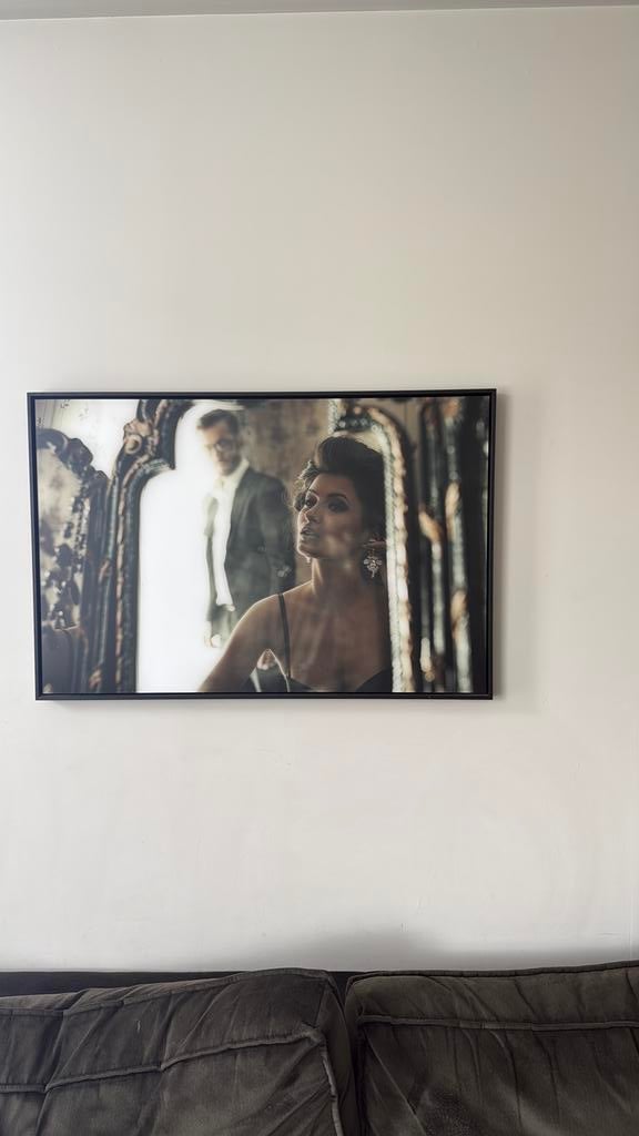 Afbeelding met baklijst sophia loren, Ophalen of Verzenden