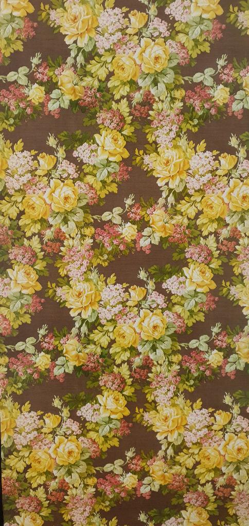 13657 Vintage rozen behang met klassiek bloemdessin swiet, Verzenden, Roze