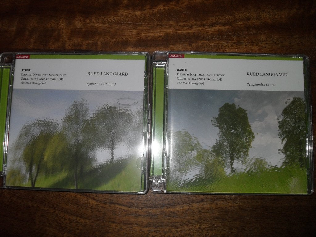 2 CD'S RUED LANGGAARD., Symfonie, Overige componisten, Ophalen of Verzenden, Zo goed als nieuw
