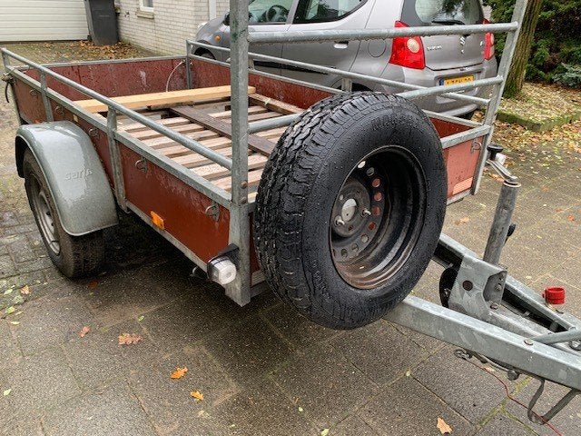 Aanhangwagen te koop, Ophalen, Gebruikt