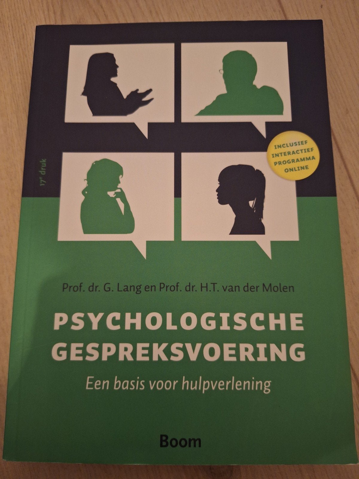 Psychologische gespreksvoering, Ophalen, H.T. van der Molen; G. Lang, Ontwikkelingspsychologie, Zo goed als nieuw