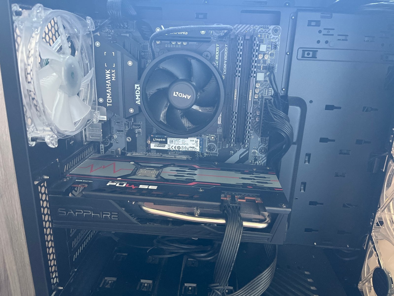 MSI B450 TOMAHAWK MAX Moederbord - AMD AM4, Ophalen of Verzenden, Zo goed als nieuw, AMD, DDR4