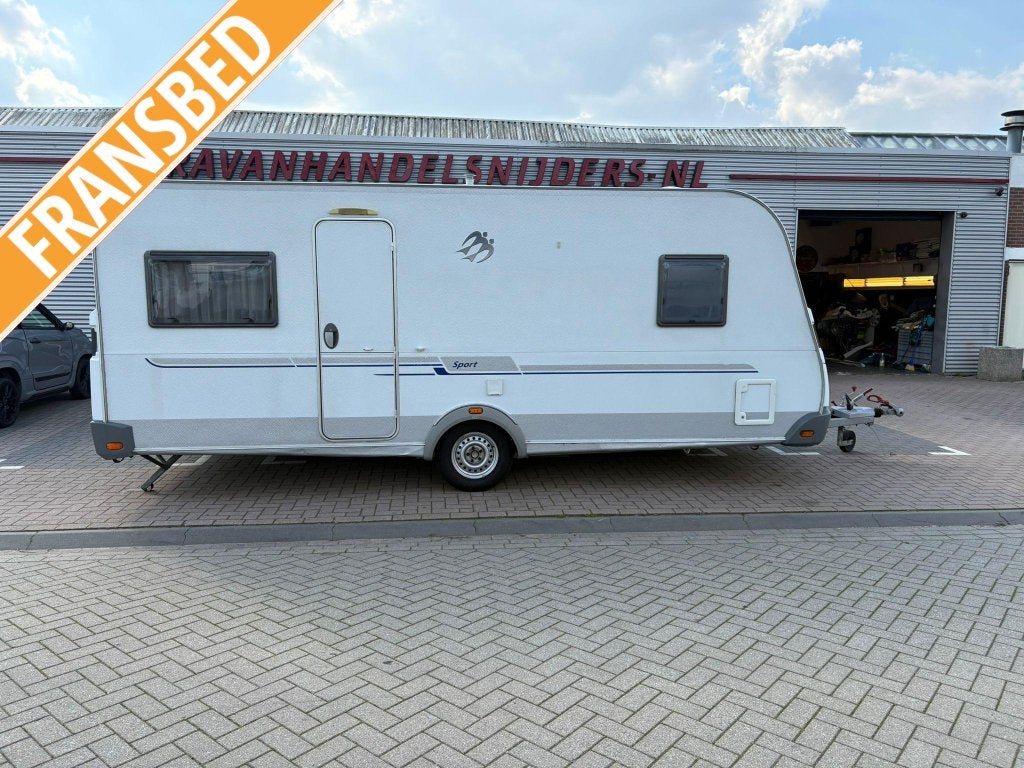 Knaus Sport 500 TF caravan nette staat! VT!!, Caravans en Kamperen, Caravans, Rondzit, Bedrijf, Overige typen, Schokbreker