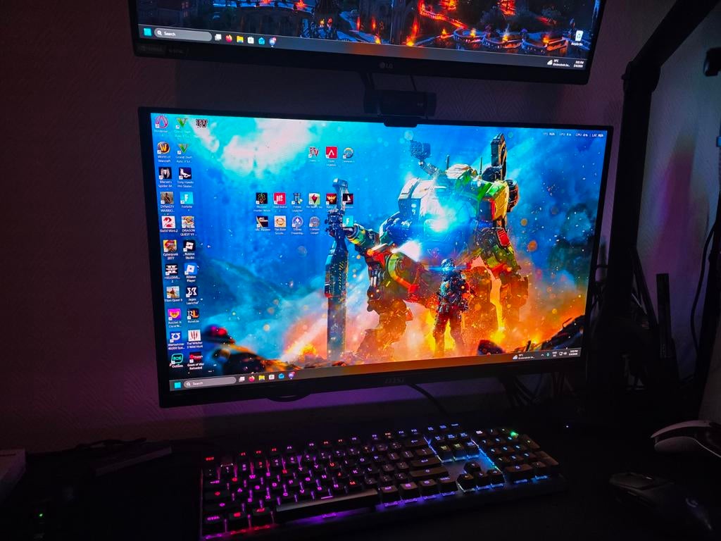 MSI MAG 271QPX QD-OLED E2 27 QD-OLED ZGN/DOOS/GARANTIE., Computers en Software, Monitoren, In hoogte verstelbaar, MSI MAG QD-OLED