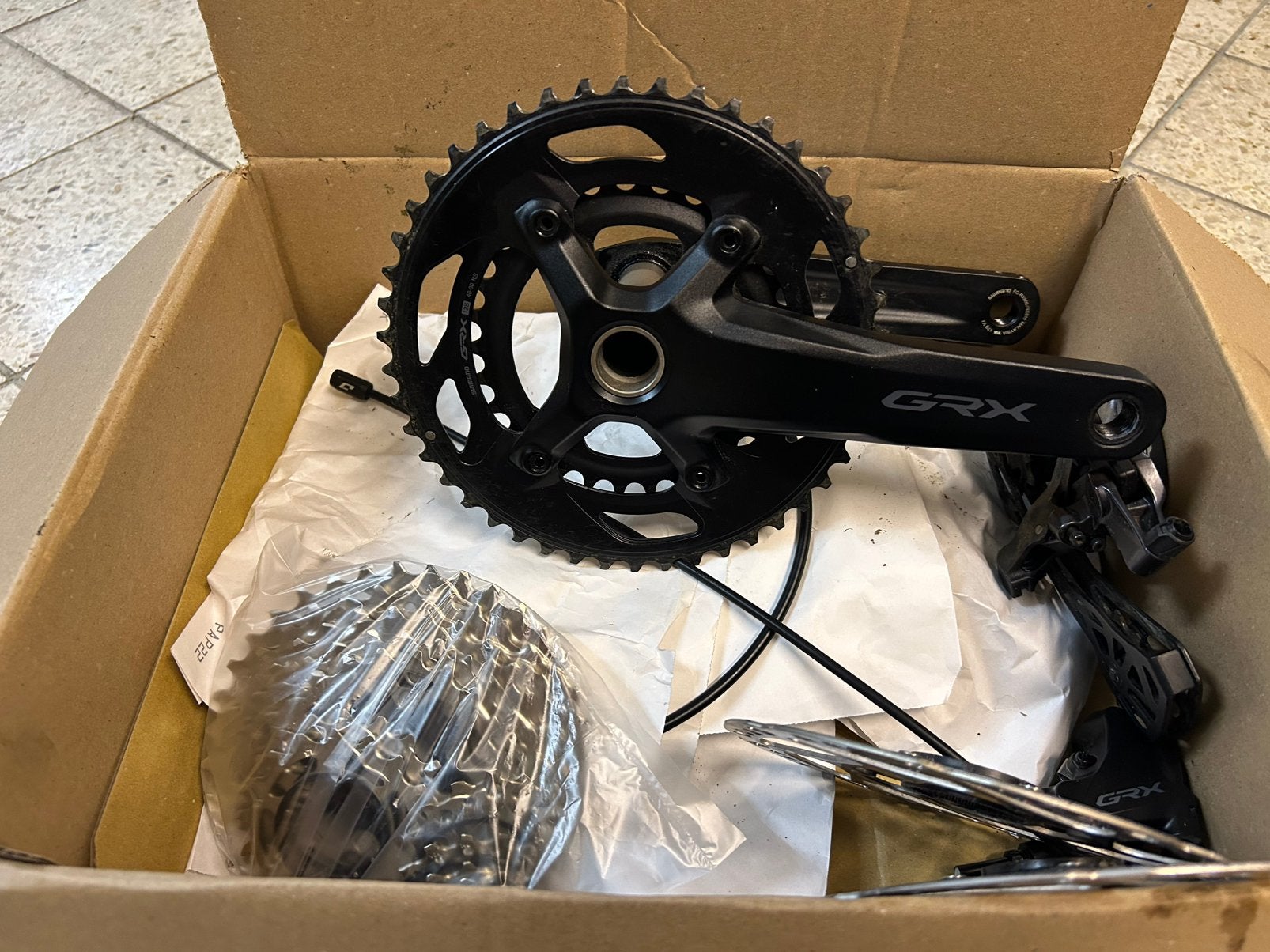 Shimano GRX 800 mechanische groepset 12 sp, Ophalen of Verzenden, Zo goed als nieuw