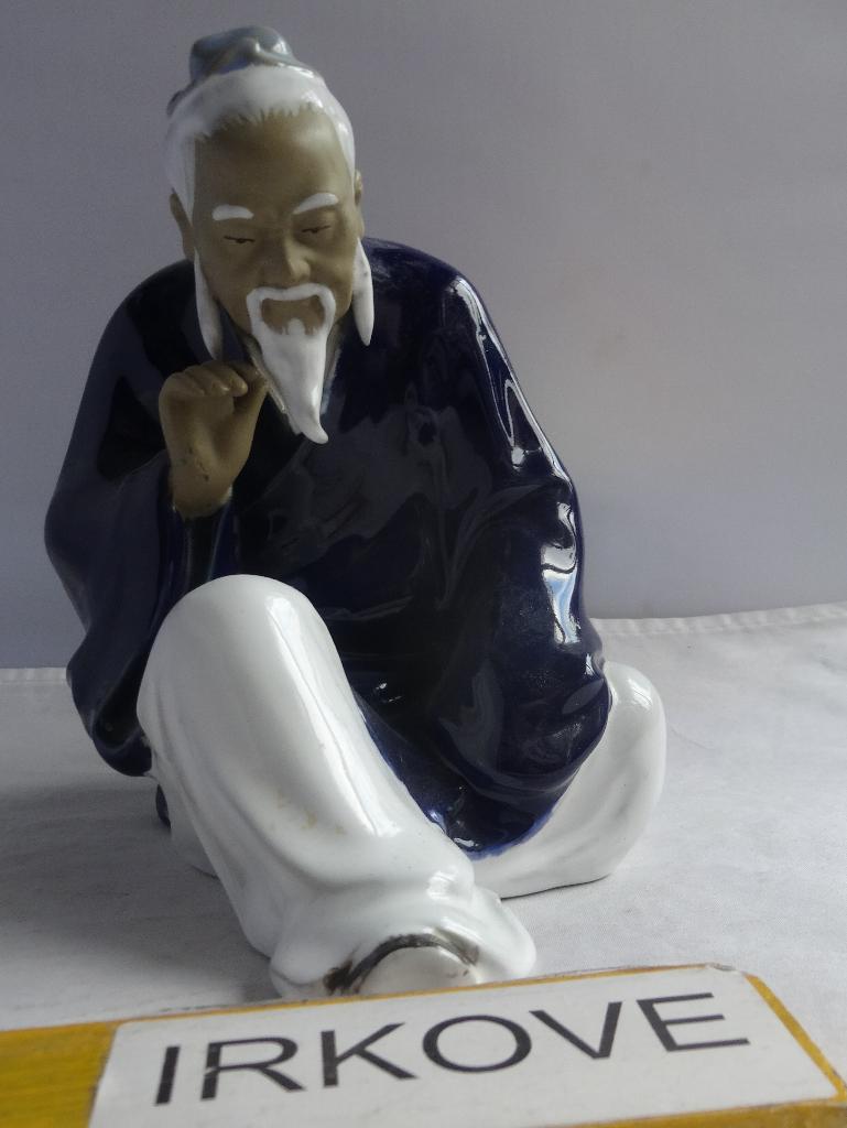 FLINKE SHIWAN MUDMAN CHINEES BEELD * Zittende Man *, Minder dan 20 cm, Verzenden, Steen of Keramiek, Beeld