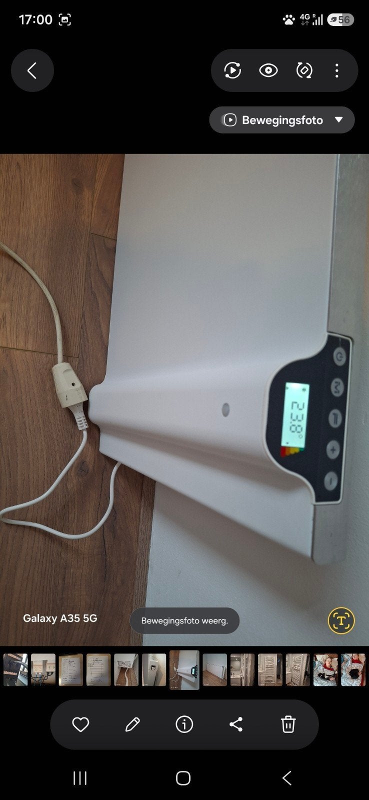 DRL Radialight Klima 1000 Elektrische radiator verwarming, 30 tot 80 cm, Radiator, Ophalen of Verzenden, Zo goed als nieuw