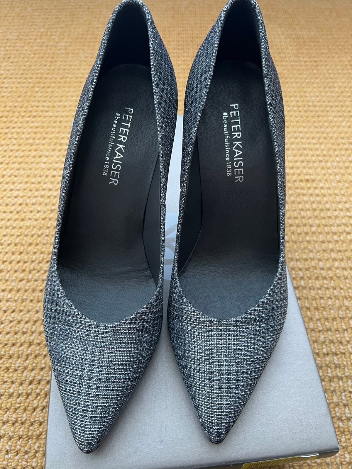 Peter Kaiser zwart/grijs  nieuw mt 37,5, Kleding | Dames, Schoenen, Ophalen of Verzenden, Nieuw, Zwart