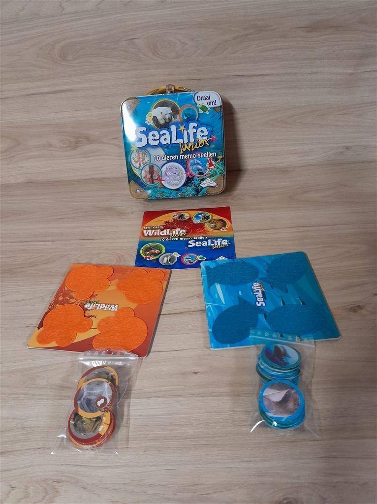 Sealife en Wildlife junior - s1644, Hobby en Vrije tijd, Gezelschapsspellen | Bordspellen, Verzenden, Zo goed als nieuw