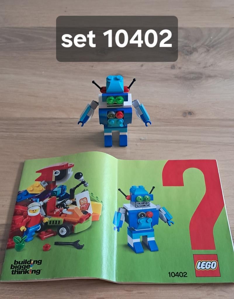LEGO Classic 10402 Ruimteavontuur Robot, Ophalen of Verzenden, Zo goed als nieuw, Overige merken