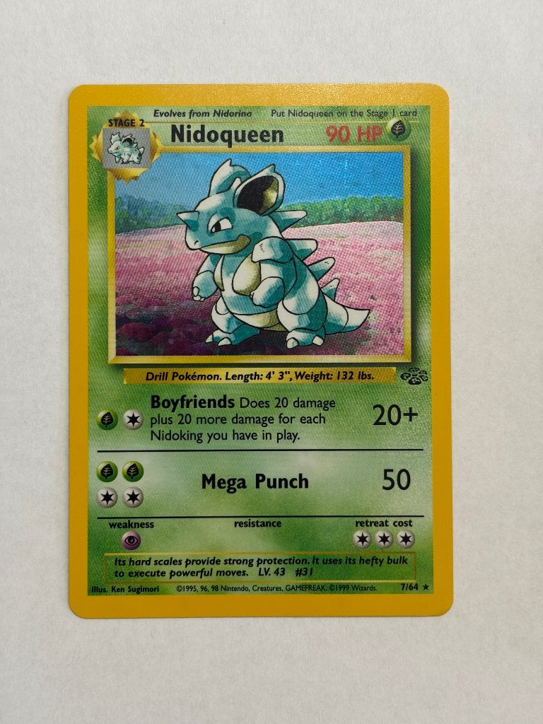 Nidoqueen (Holo) - Jungle 7/64 - Excellent, Ophalen, Nieuw, Foil