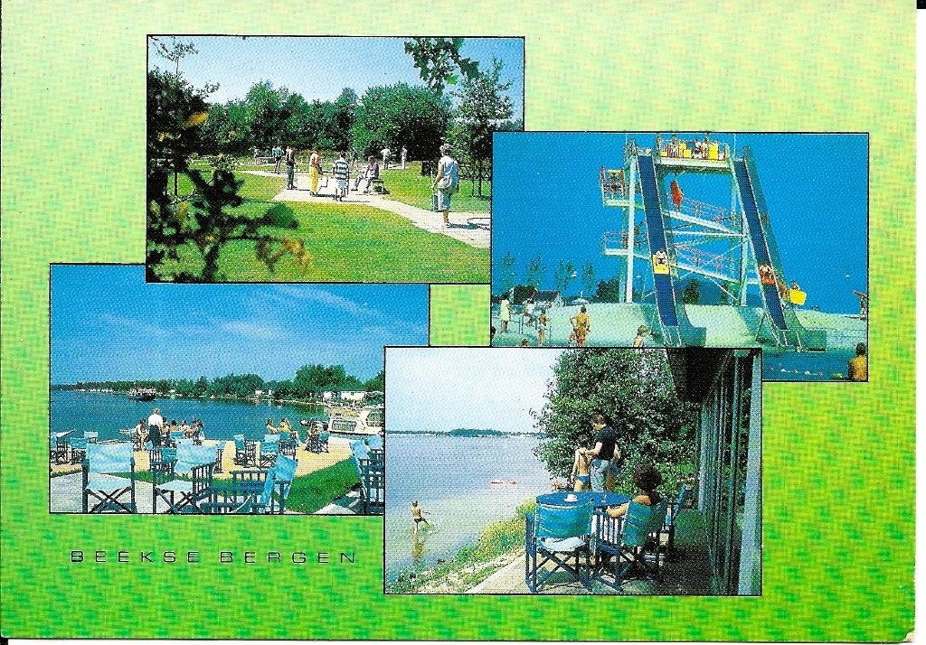 Ansichtkaart	Hilvarenbeek	Beekse Bergen 	Hilvarenberg	4-luik, Verzenden, 1980 tot heden, Gelopen, Noord-Brabant