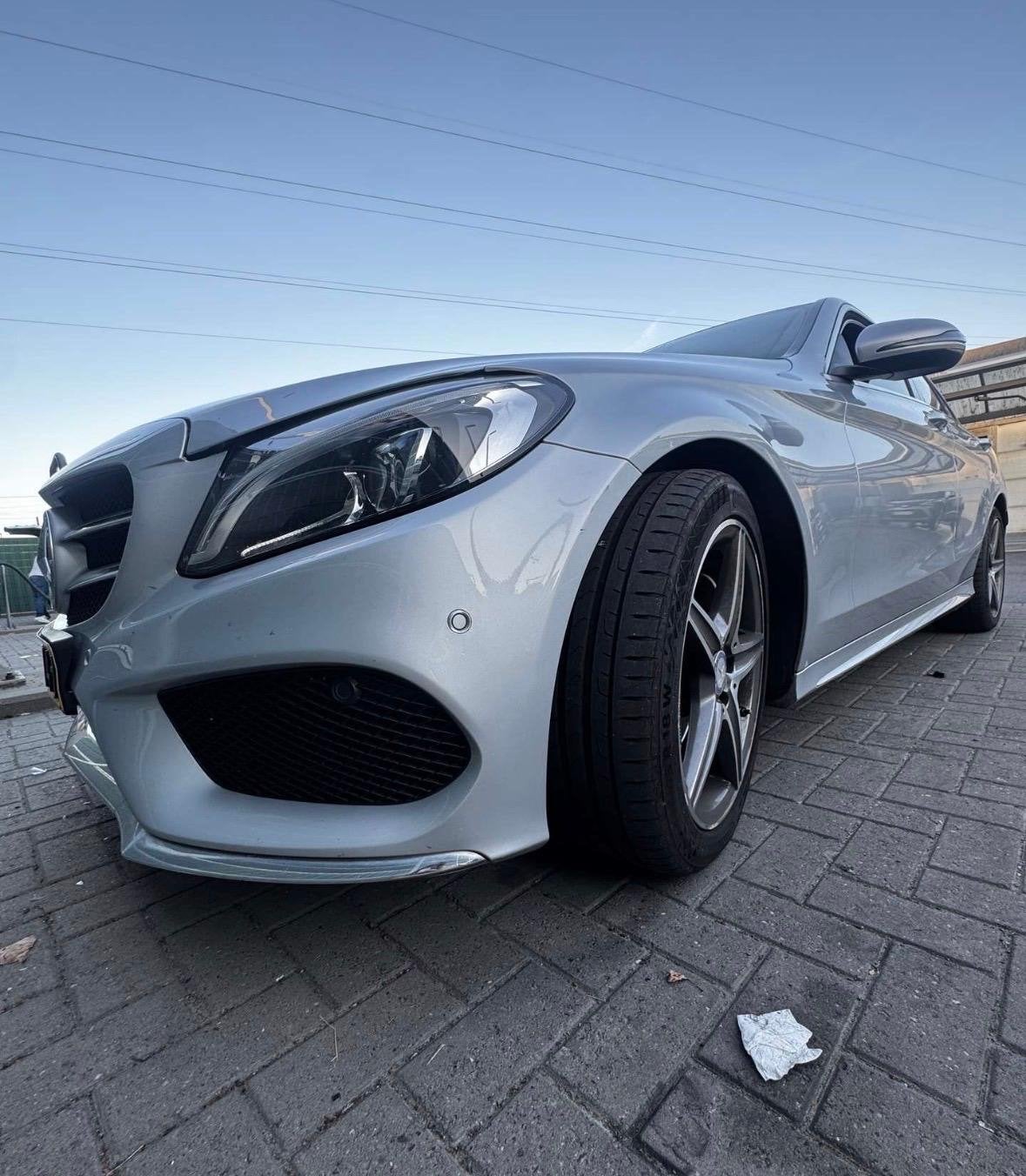 Mercedes-Benz C-Klasse C180 AMG Pakket Grijs, Auto's, Mercedes-Benz, Automaat, 1800 kg, Particulier, Sedan