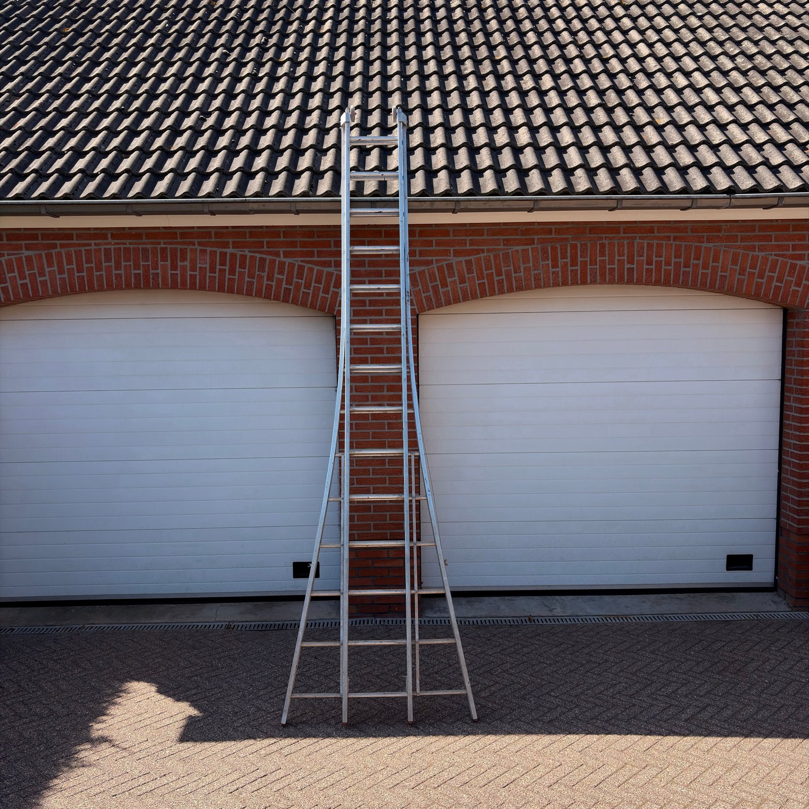 ✅Reform Ladder, Aluminium,  2x14 sporten, 2-delig, 2 x 14, Doe-het-zelf en Verbouw, Ladders en Trappen, Ophalen, Zo goed als nieuw