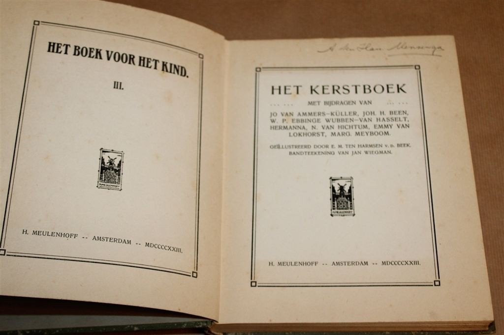 Het Kerstboek — Antiek Geillustreerd Kinderboek 1923, Ophalen of Verzenden, Gelezen