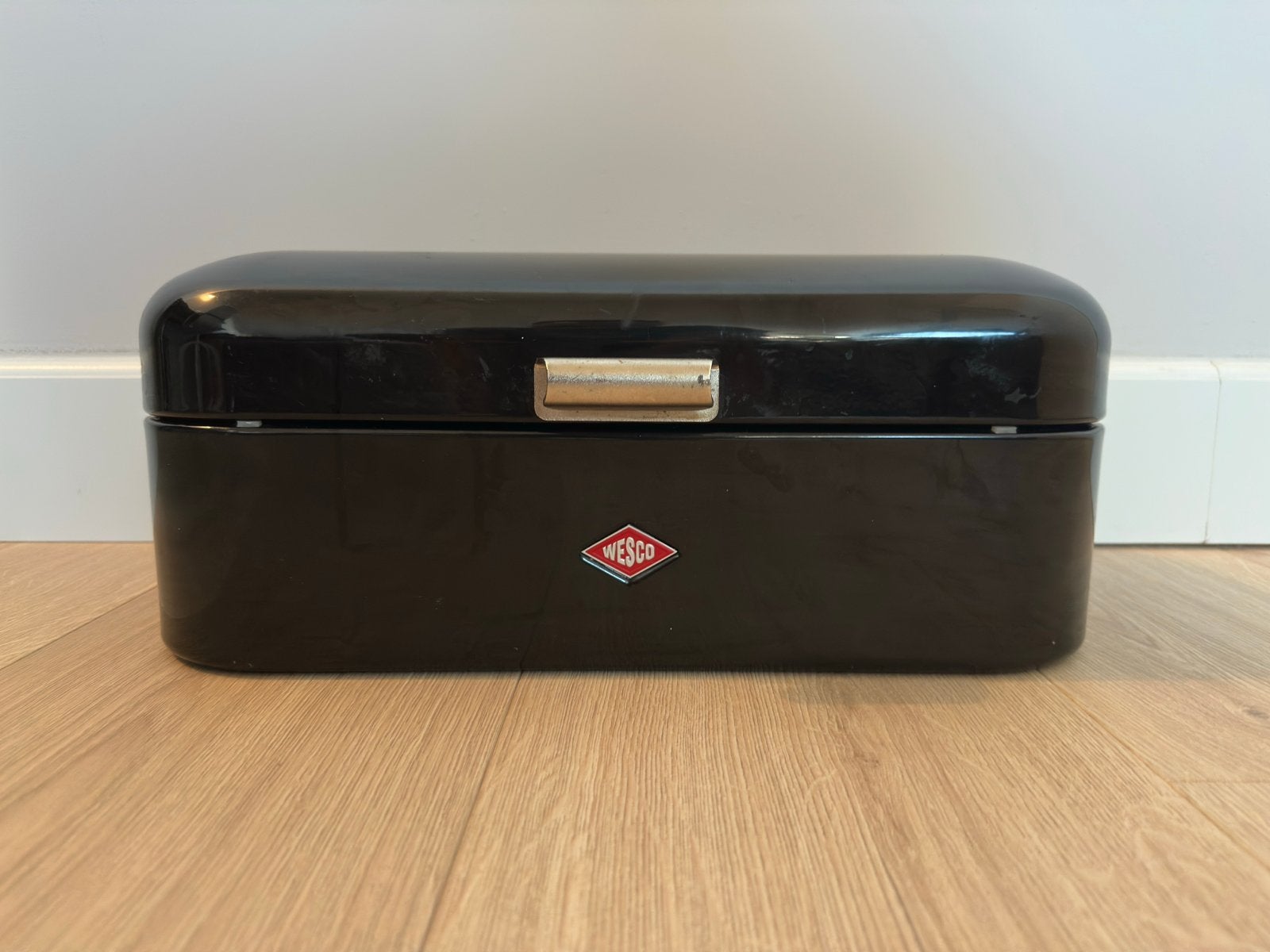 Wesco Grandy Broodtrommel - 15L - Zwart, Gebruikt, Ophalen of Verzenden, Zwart, Metaal