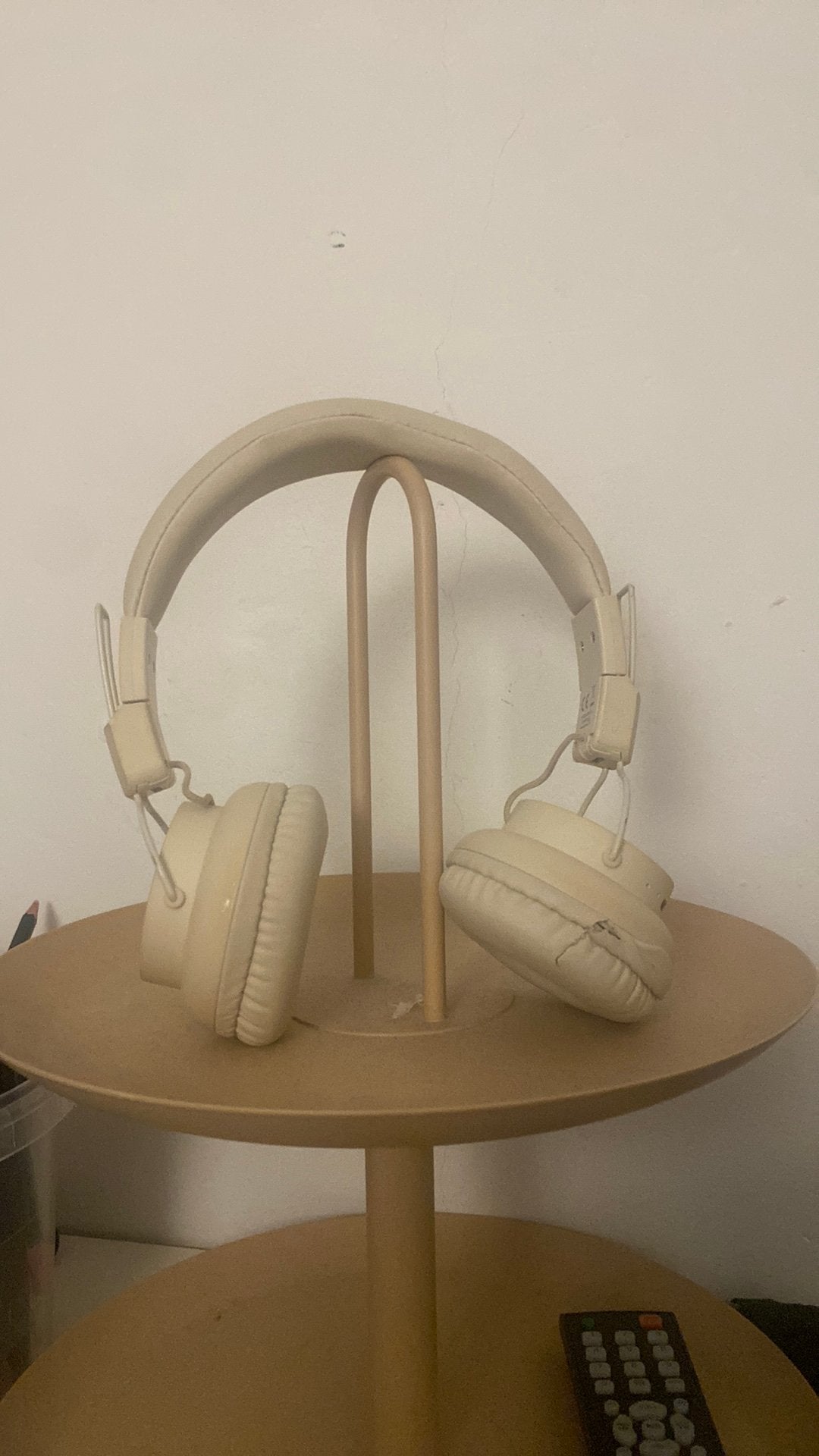 Koptelefoon beige, Audio, Tv en Foto, Koptelefoons, Ophalen of Verzenden, Gebruikt, Overige merken, Bluetooth