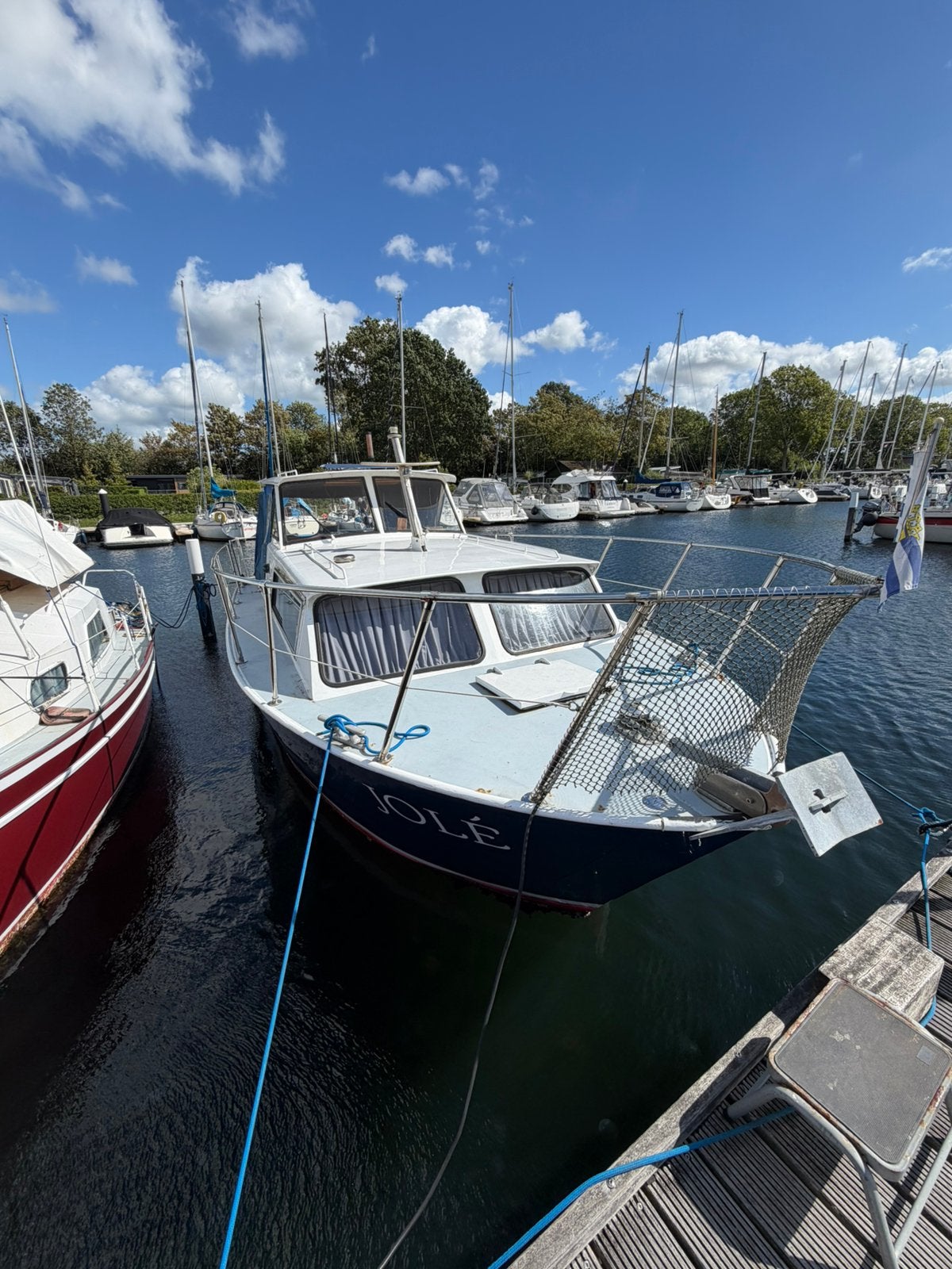Stalen eista motorboot met licht opknap werk, Watersport en Boten, Overige merken, Gebruikt, Diesel, Kruiser
