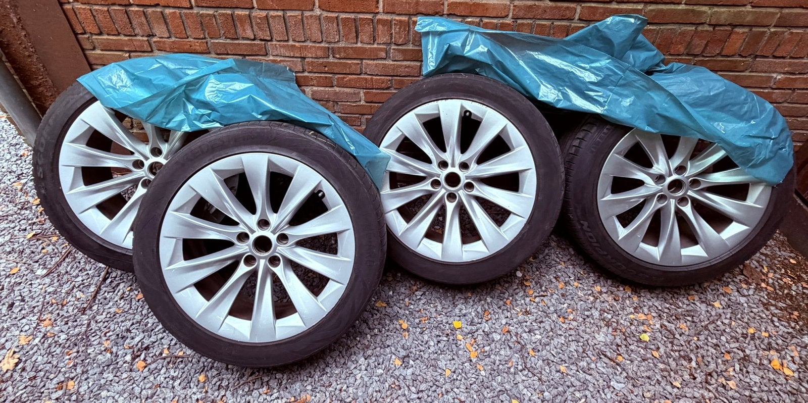 4 originele Tesla 20 inch velgen, Ophalen, 255 mm, Velg(en), 20 inch