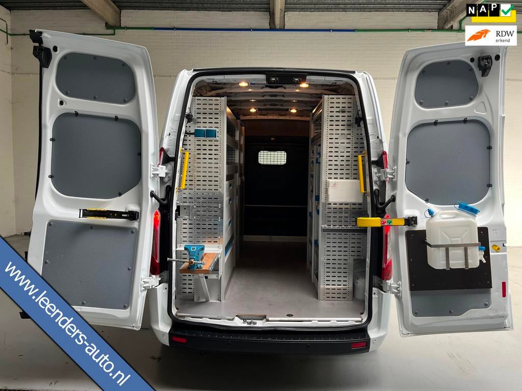 Ford Transit Custom SERVICEWAGEN LANG/ HOOG 320 2.0 TDCI EUR, Auto's, 4 cilinders, Met garantie (alle), 2800 kg, Wit