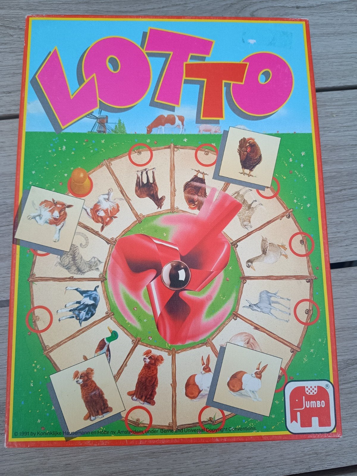 Jumbo Lotto Windmill Lottospel - Gezelschapsspel, Hobby en Vrije tijd, Drie of vier spelers, Ophalen of Verzenden, Gebruikt, Jumbo