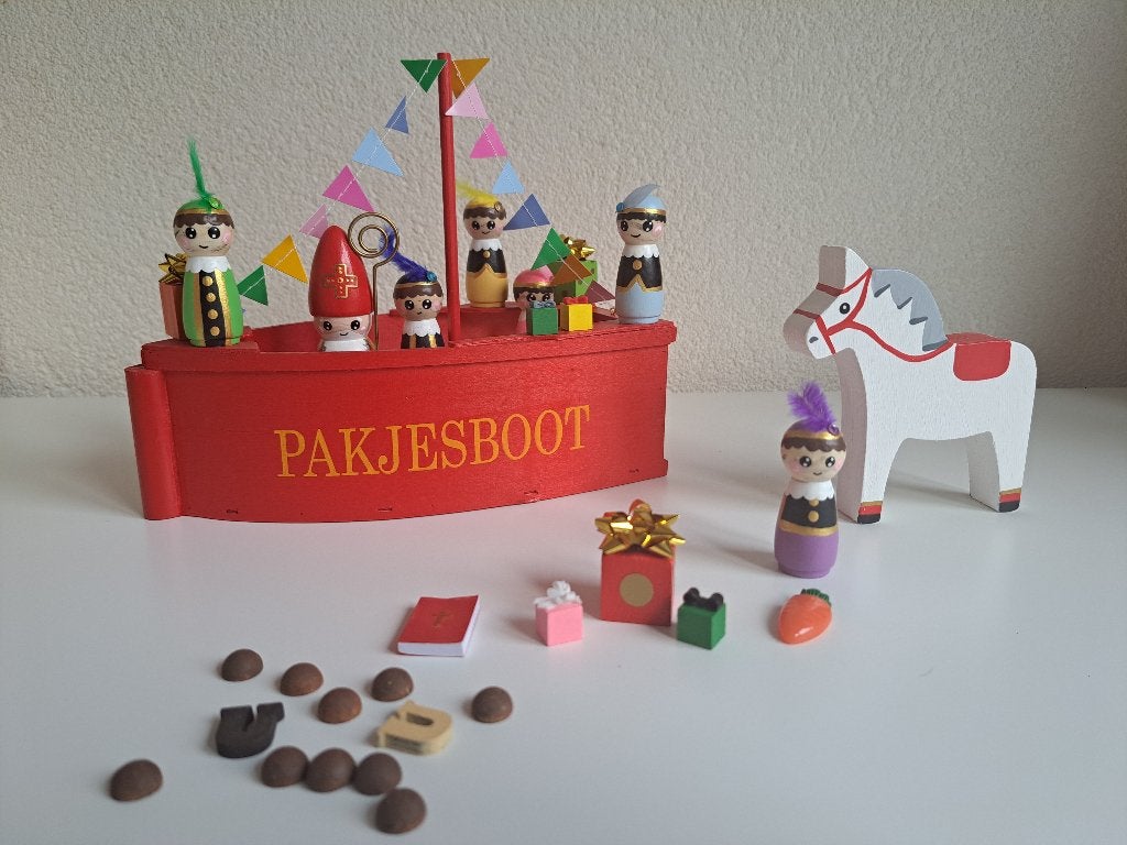 Pakjesboot sint pegdolls, Ophalen of Verzenden