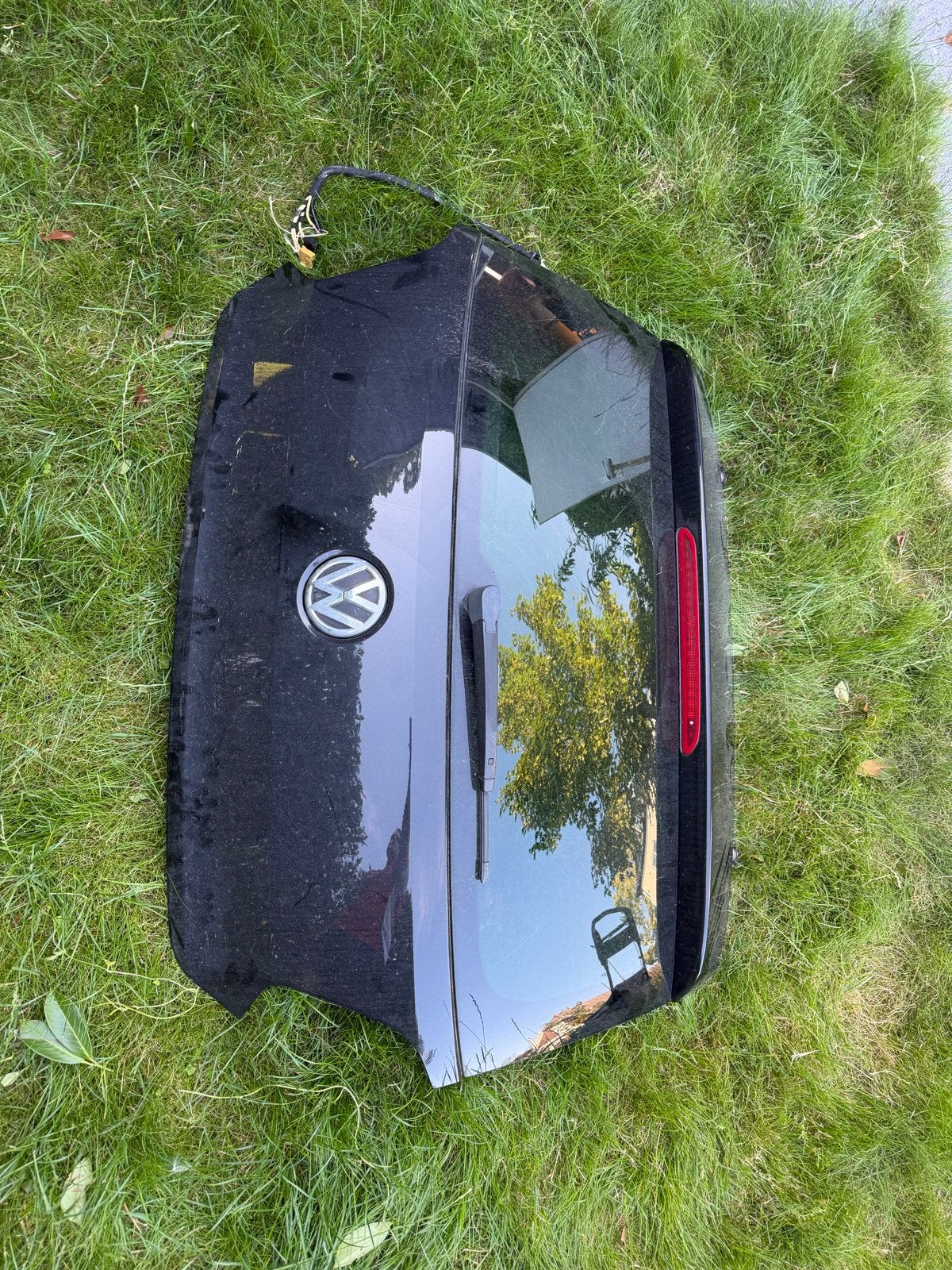 Achterklep VW Polo 6R met roest - Zwart, Ophalen, Gebruikt, Achterklep, Volkswagen